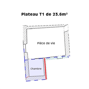 appartement à la vente -   13530  TRETS, surface 23 m2 vente appartement - APR730040